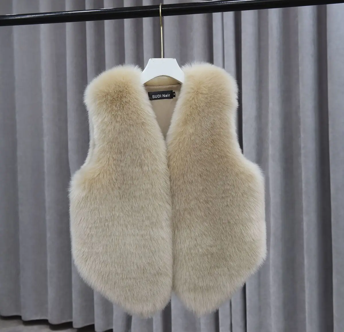 Women Fur Waistcoat Autumn Winter New Imitation Rabbit Hair With Sleeveless Shoulders Outside Horse Folder Inner Wear Vest Women