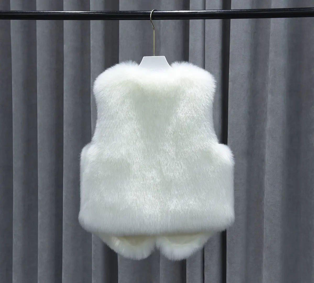 Women Fur Waistcoat Autumn Winter New Imitation Rabbit Hair With Sleeveless Shoulders Outside Horse Folder Inner Wear Vest Women
