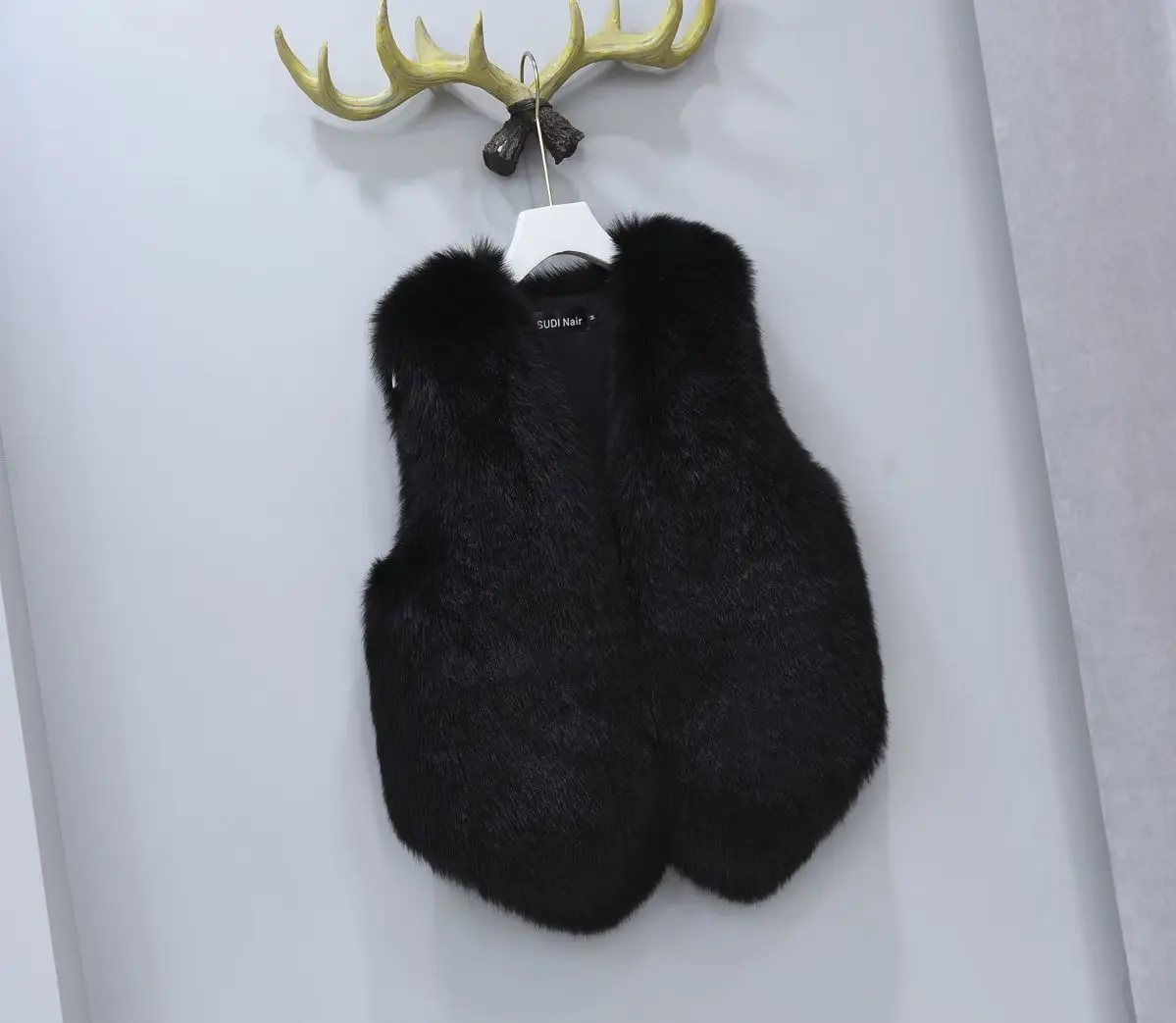 Women Fur Waistcoat Autumn Winter New Imitation Rabbit Hair With Sleeveless Shoulders Outside Horse Folder Inner Wear Vest Women