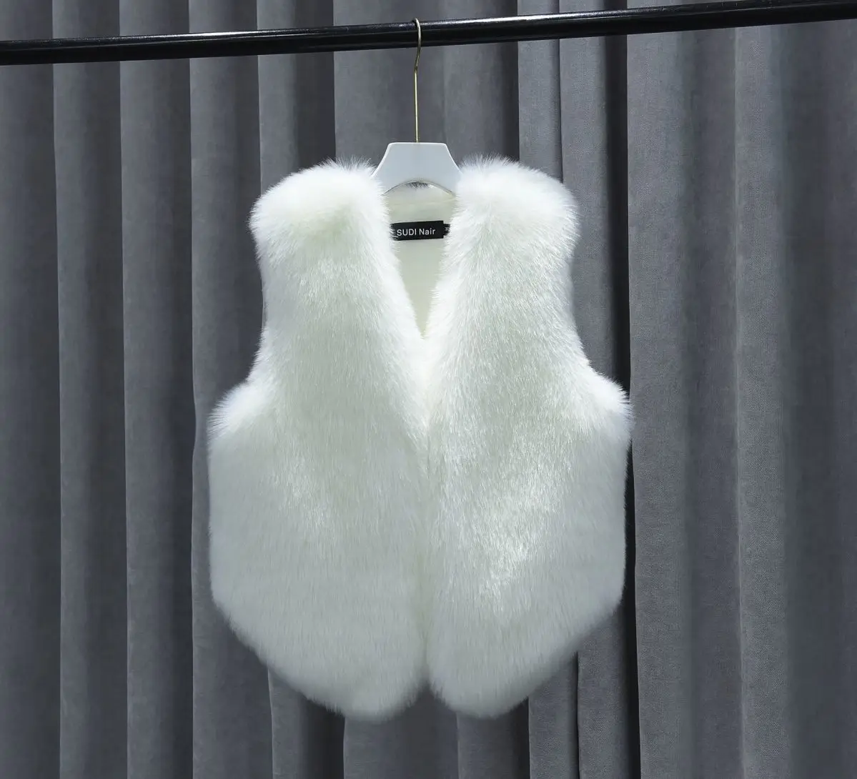 Women Fur Waistcoat Autumn Winter New Imitation Rabbit Hair With Sleeveless Shoulders Outside Horse Folder Inner Wear Vest Women