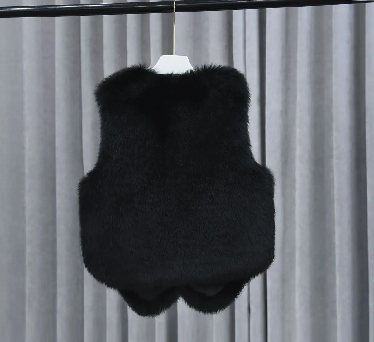 Women Fur Waistcoat Autumn Winter New Imitation Rabbit Hair With Sleeveless Shoulders Outside Horse Folder Inner Wear Vest Women