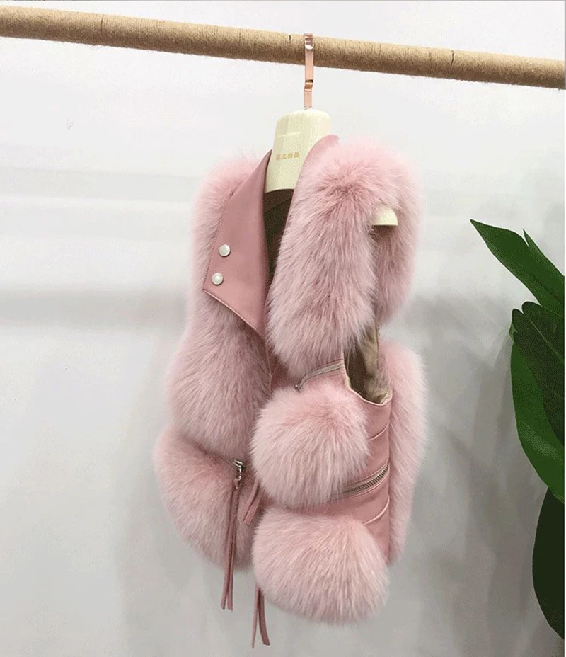 Fur Coat Women's Vest Short Clothing Autumn Winter Patchwork Slim Fashion Versatile