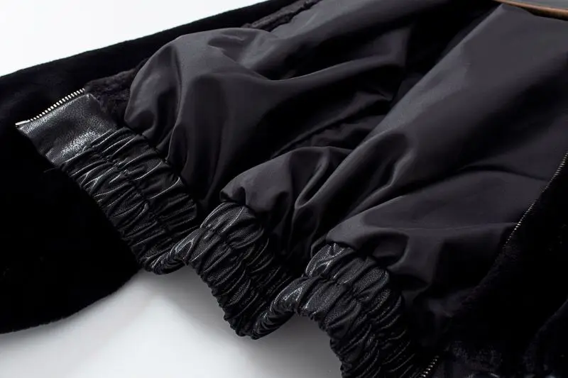 Y2k Women Soft Faux Fur Jacket Autumn Winter Cropped Jacket Black Long-sleeve Streetwear Zipper Jacket Warm Fur Coat Hooded Tops