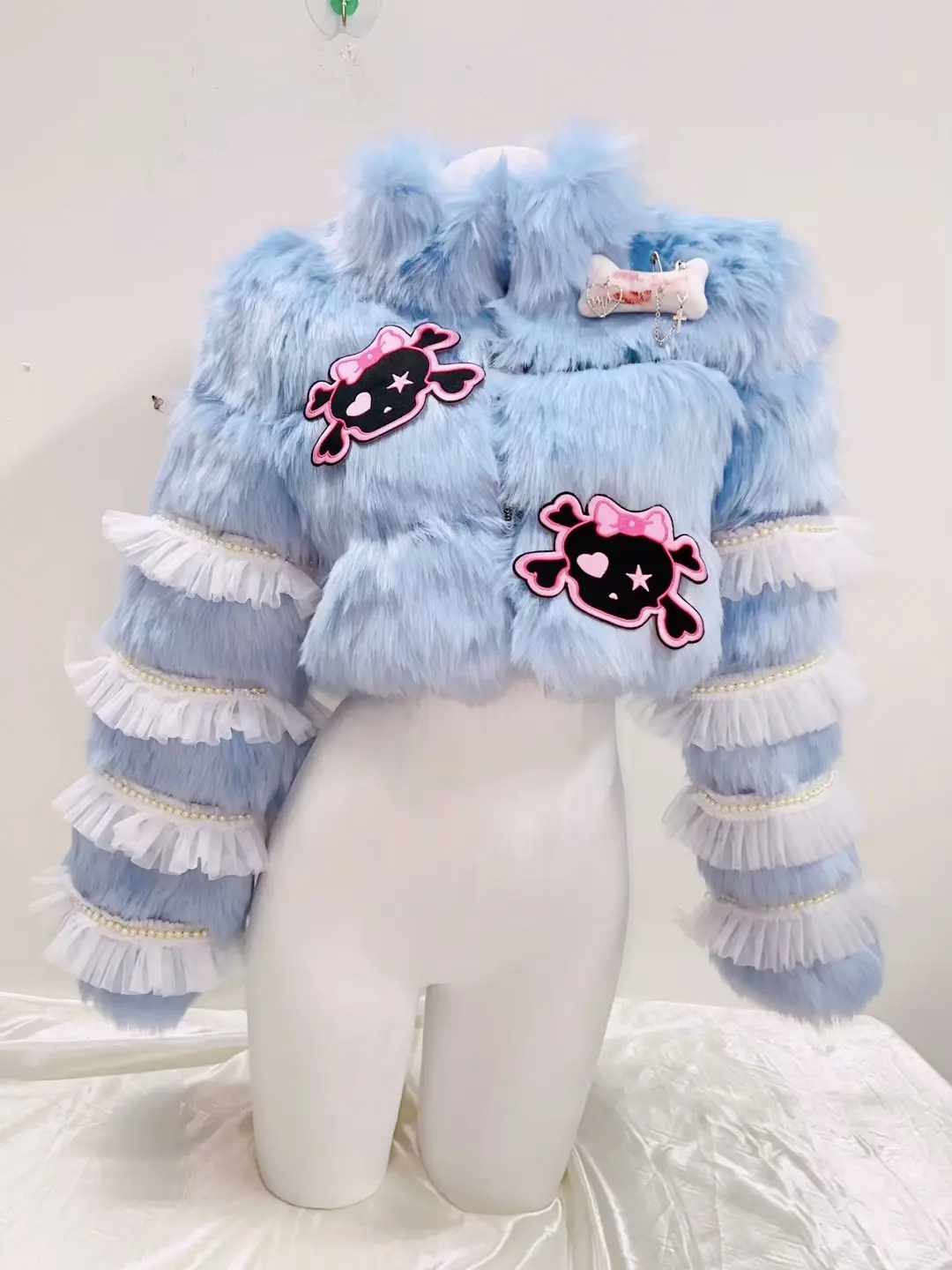 gothic clothes y2k clothes y2k fashion vintage PinkFaux Fur y2k accessories y2k Faux Fur Harajuku Faux Fur Kawaii Faux Fur