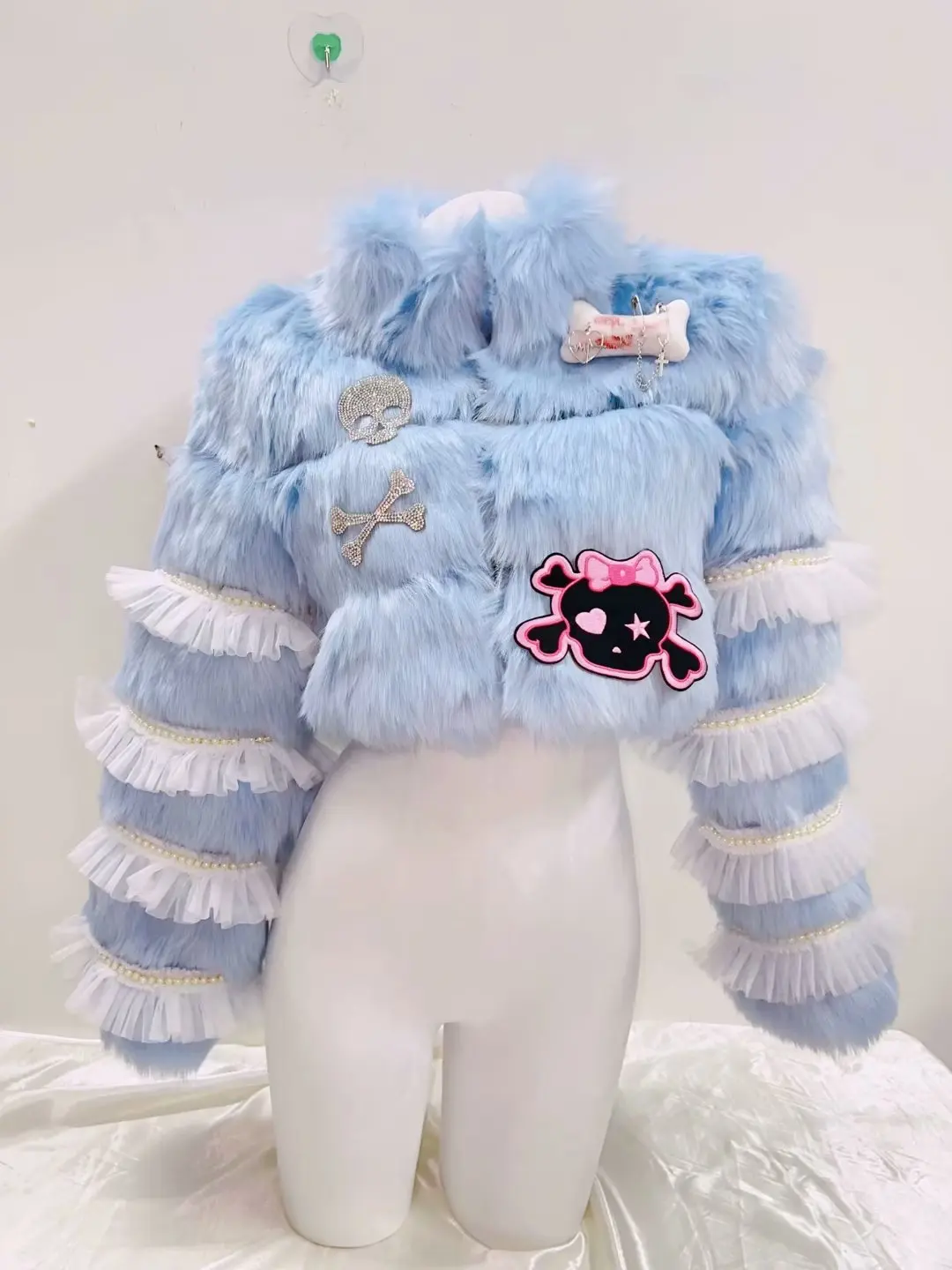 gothic clothes y2k clothes y2k fashion vintage PinkFaux Fur y2k accessories y2k Faux Fur Harajuku Faux Fur Kawaii Faux Fur