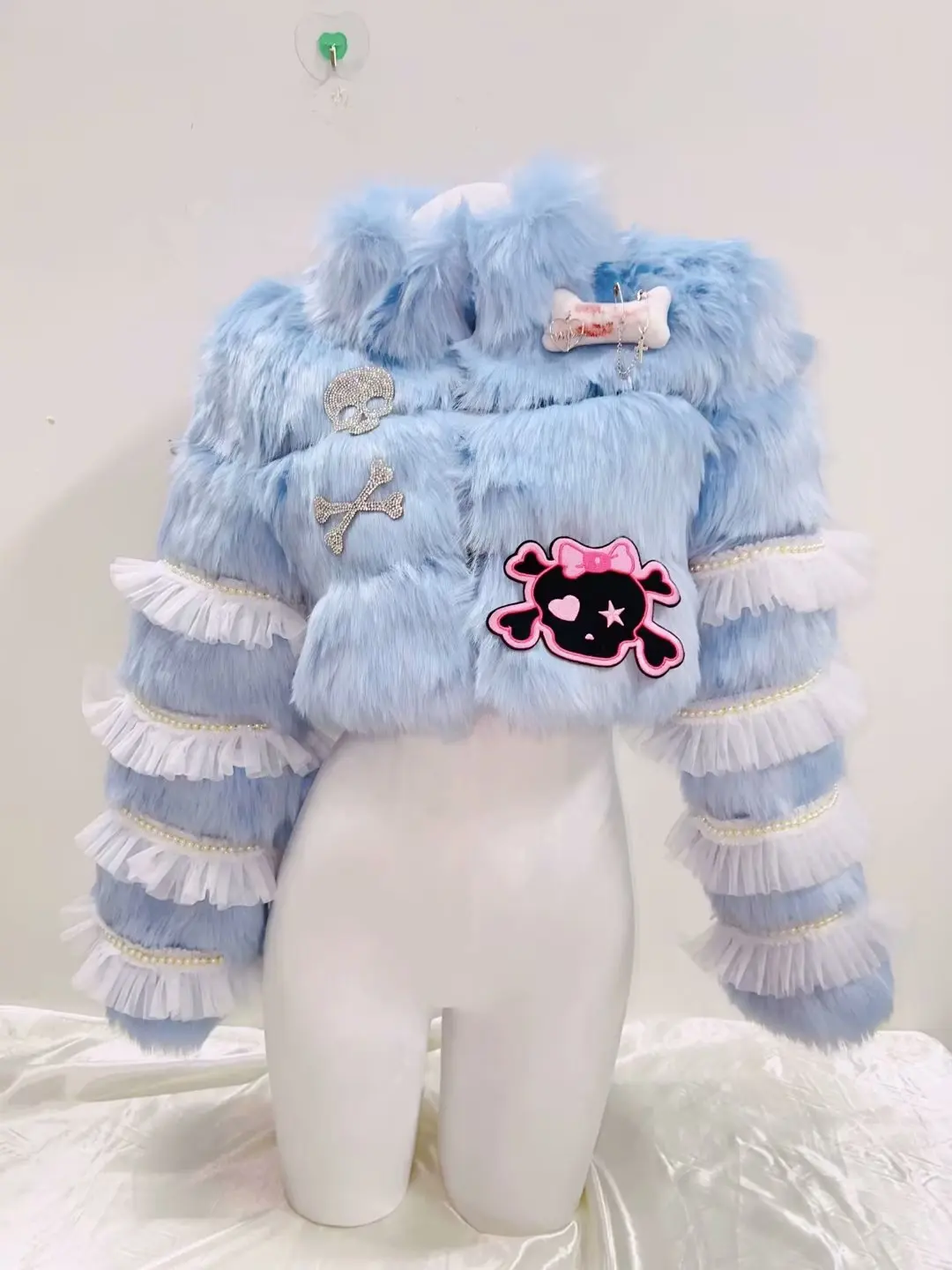gothic clothes y2k clothes y2k fashion vintage PinkFaux Fur y2k accessories y2k Faux Fur Harajuku Faux Fur Kawaii Faux Fur