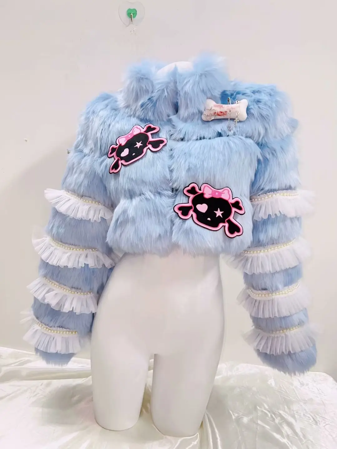 gothic clothes y2k clothes y2k fashion vintage PinkFaux Fur y2k accessories y2k Faux Fur Harajuku Faux Fur Kawaii Faux Fur