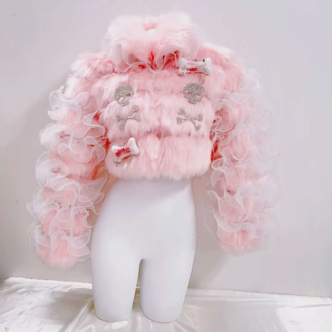 gothic clothes y2k clothes y2k fashion vintage PinkFaux Fur y2k accessories y2k Faux Fur Harajuku Faux Fur Kawaii Faux Fur