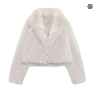 Winter Eco-Friendly Faux Mink Fur Thickened Short Coat Women's Fur Top Artificial Pelt Jacket Warm Cosy Trendy Outerwear