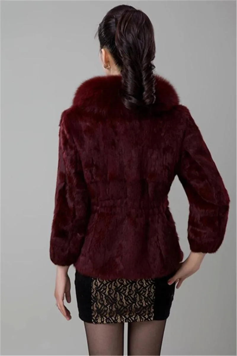 New Short Fur Coat Women Jacket 2026 Autumn Winter Imitation Rabbit Hair Short Korean Loose Thin Large Fur Collar Women Coat