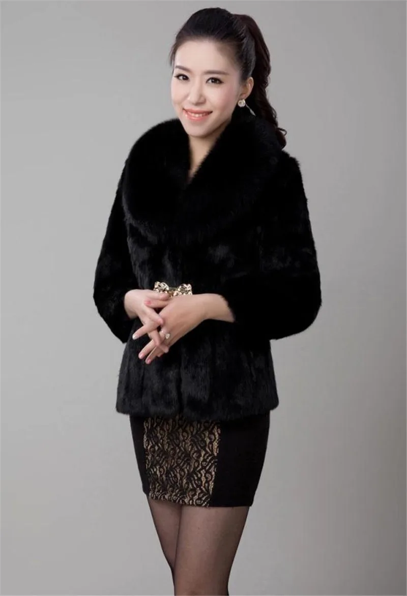 New Short Fur Coat Women Jacket 2026 Autumn Winter Imitation Rabbit Hair Short Korean Loose Thin Large Fur Collar Women Coat