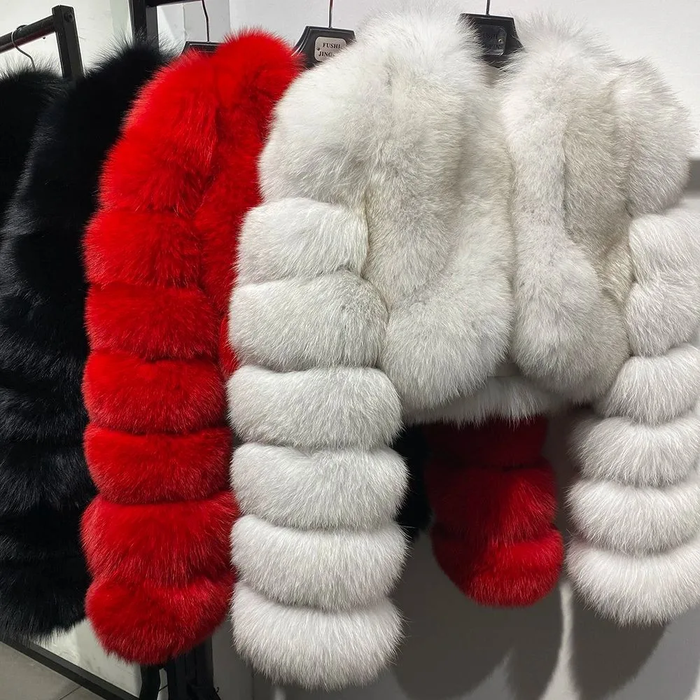Warm Faux Fur Coats Women Short Overcoats Loose O Neck Long Sleeves Covered Button Straight Work Y2k Casual 2026 Autumn Winter