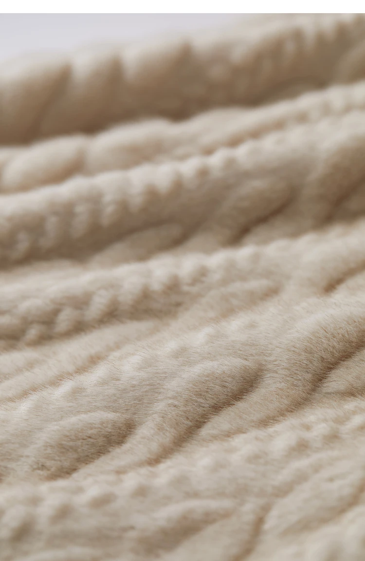 Women Fur Cardigan Thickened Long2025Spring And Autumn V-neck Jacket Female Loose Simple Leisure With Buttons Faux Fur Mink Coat