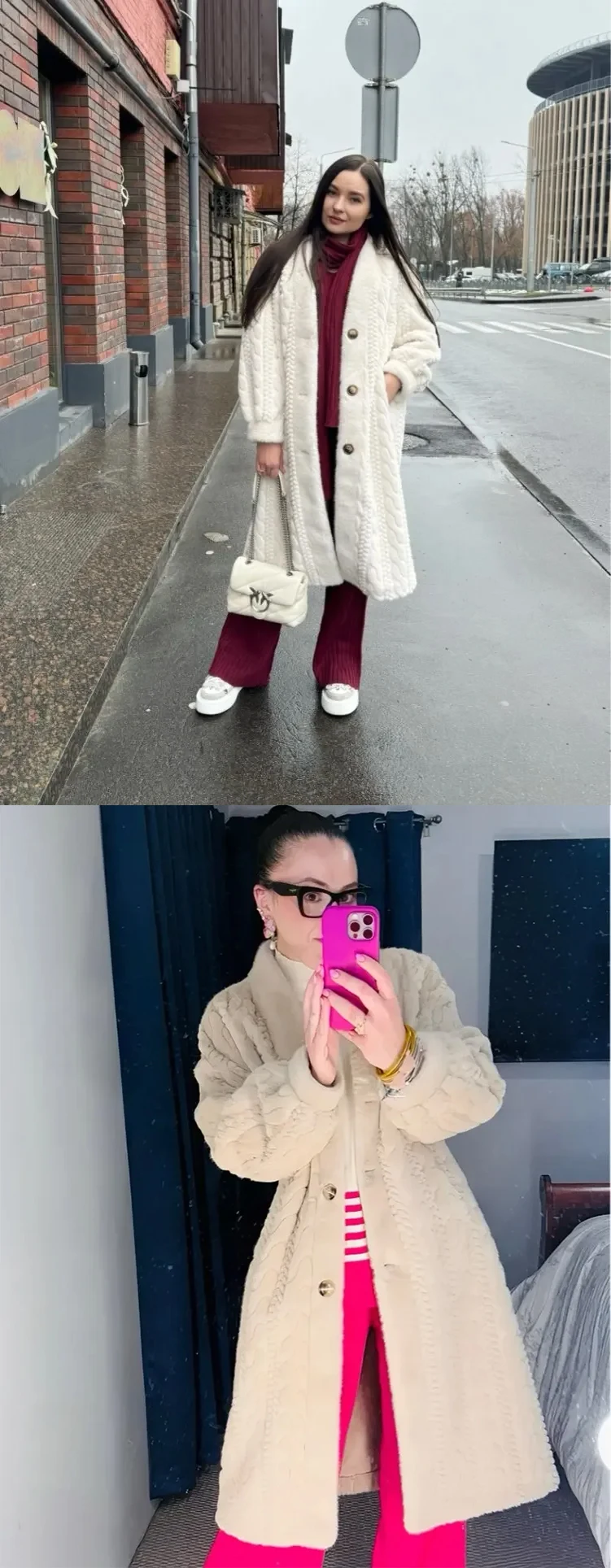 Women Fur Cardigan Thickened Long2025Spring And Autumn V-neck Jacket Female Loose Simple Leisure With Buttons Faux Fur Mink Coat