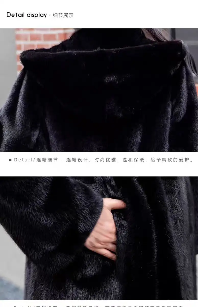 Women Thick Maxi Jacket Y2k Autumn Winter Belt Faux Fur Maxi Coat Long Warm Luxury Belt Fur Black Parkas Bontjas Furry Outerwear