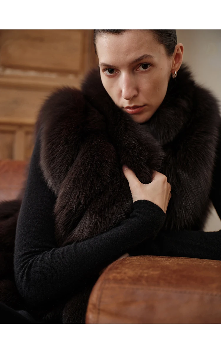 Faux Fox Fur Women Winter Warm Coat Sleeveless Short Cut Stand Collar Women Faux Fur Vest