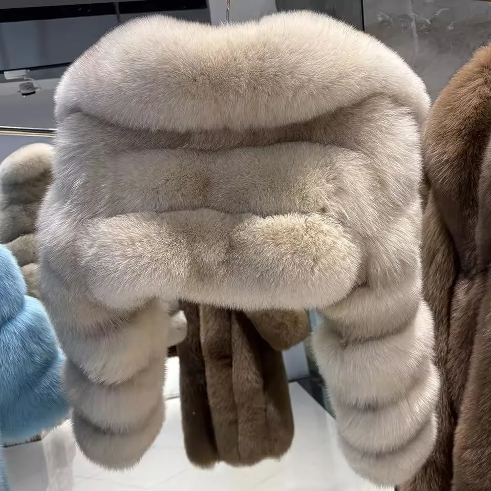 Short Coat Women Faux Fur Fox Coats Jackets Turn Down Collar Coat Thick Y2k Streetwear Jacket Work Outerwear Autumn Winter 2026