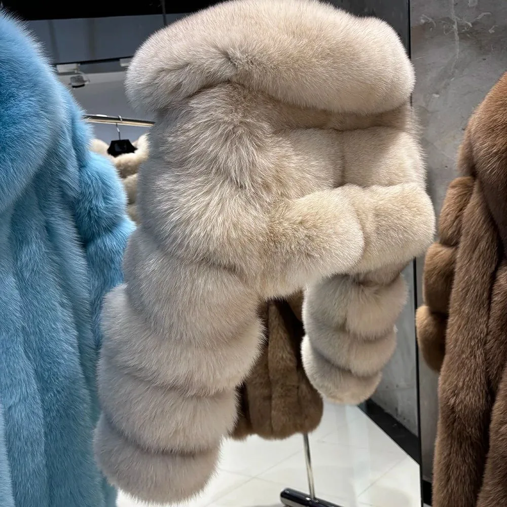 Short Coat Women Faux Fur Fox Coats Jackets Turn Down Collar Coat Thick Y2k Streetwear Jacket Work Outerwear Autumn Winter 2026