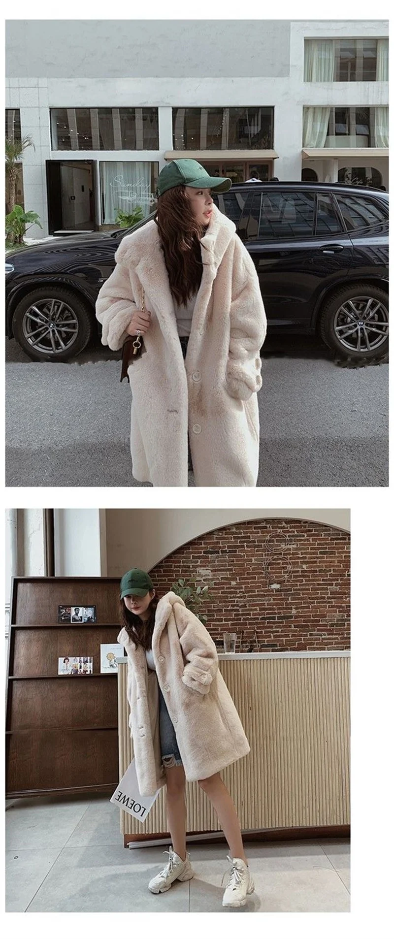 2026 NEW Thicken Mink Fur Coat Woman Cotton-padded Jackets Hooded Overcoat Autumn Winter Young Lady Oversize Faux Fur Long Coats