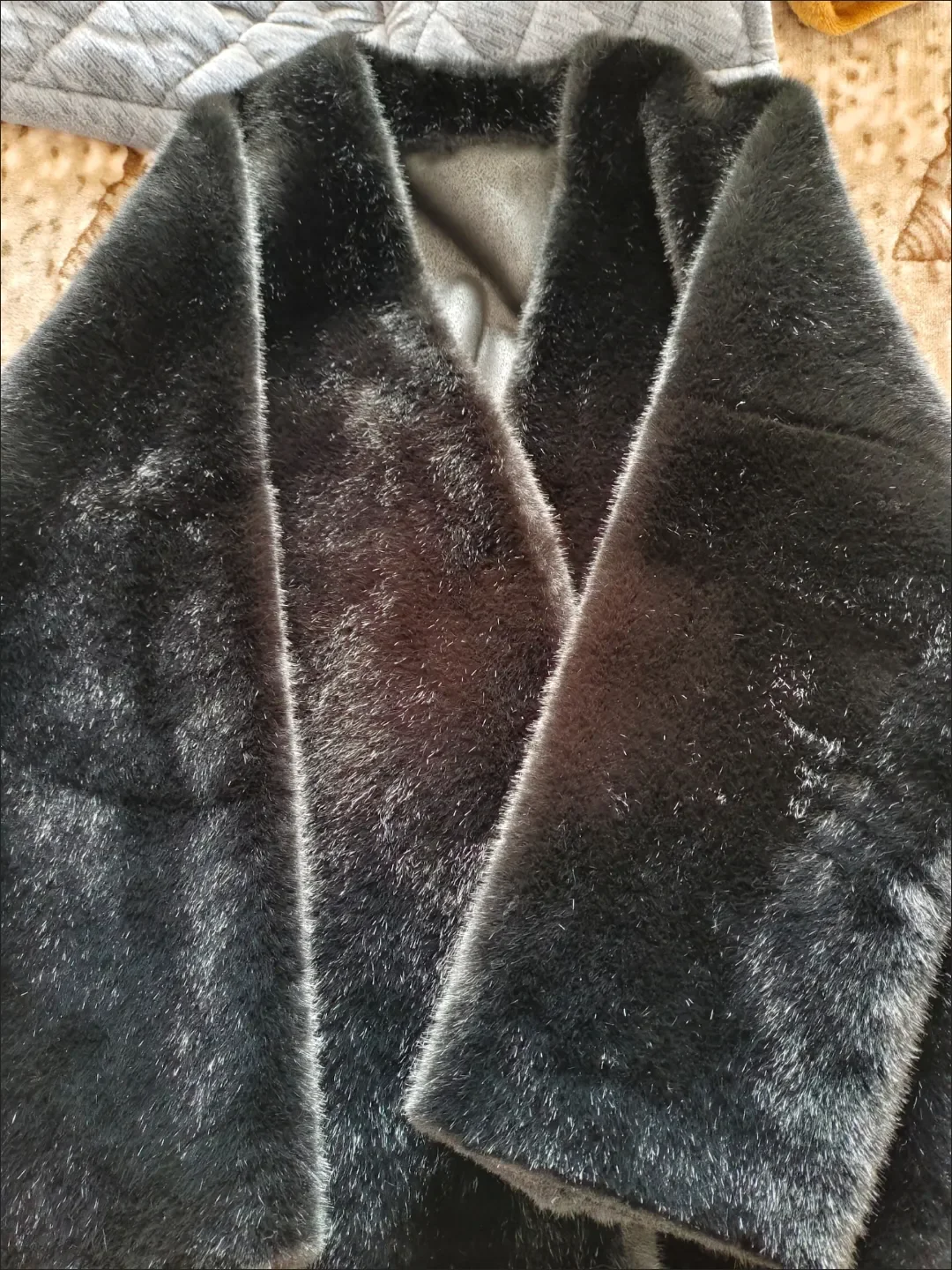 Faux Mink Fur Coat for Women, Covered Open Stitch , V-Neck Jacket,Thick Warm Female Clothes,Autumn and Winter, New, 2024