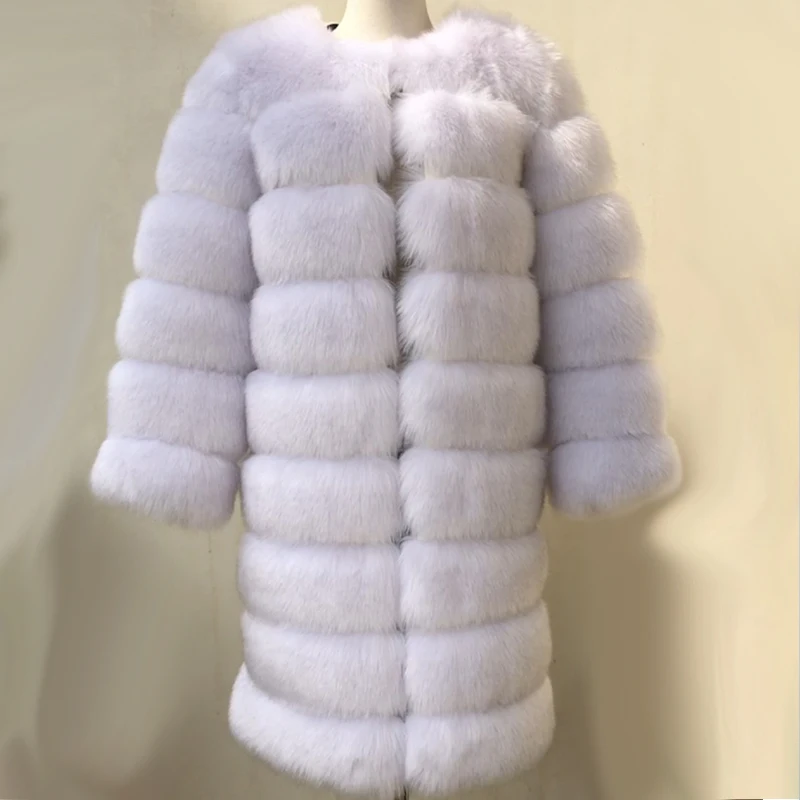 HJQJLJLS 2021Winter New Women Long Faux Fur Coat Fluffy Jacket White Black Fake Fur Coats Overcoat Female Thick Warm Outerwear