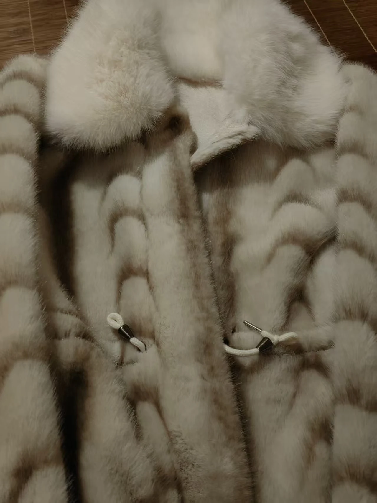 Faux Fur Coat for Women,Covered Button Jacket,Adjustable Waist,High Quality,Turn-down Collar Overcoat,Female Clothes,New,Winter