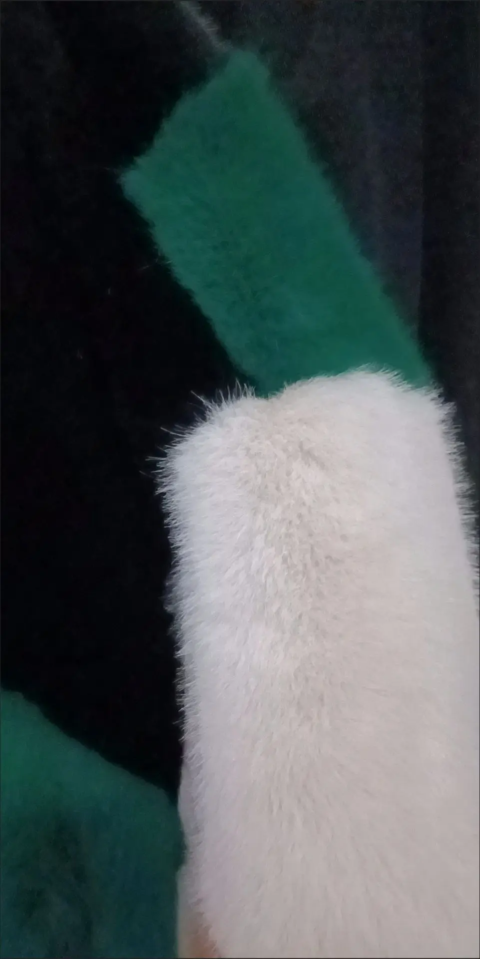 Faux Fur Coat for Women,Covered Button Jacket,Hooded Outwear,Luxury,Spliced,Autumn and Winter,2025