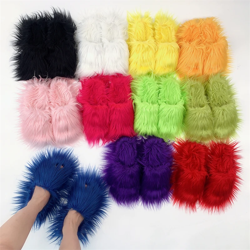 00s Cool Y2k Street Girls Hot Fluffy Furry Shoulder Bag Women Luxury Brand Fashion Faux Fur Hobos Big Tote Bag Harajuku Handbags