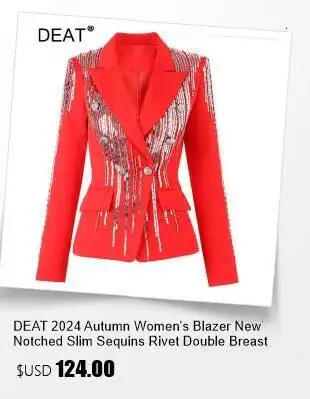 DEAT Fashion Tie Dye Faux Fur Coat Women's Lapel Loose Long Sleeves Plush Thick Overcoat Winter New 7A1355