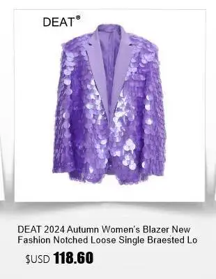 DEAT Fashion Tie Dye Faux Fur Coat Women's Lapel Loose Long Sleeves Plush Thick Overcoat Winter New 7A1355