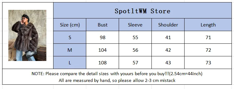 Women's Elegant Fake Fur Jacket Fashion Winter New Sleeve Bell Lapel Long Sleeve Coat Luxury Daily High Street Lady Outwear 2026