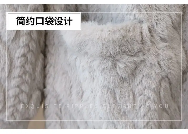 Environmental Protection Fur Coat Women's 2025 Spring Autumn Winter New Temperament Mao Mao Jacket V-neck Thicken Outcoat Ladies