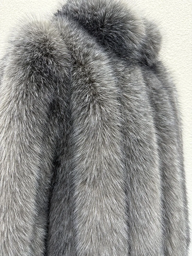 ZADORIN New Luxury Patchwork Striped Stand Collar Faux Fur Coat Woman Clothing Winter Furry Jacket Fur Faux Coats Warm Fur Top