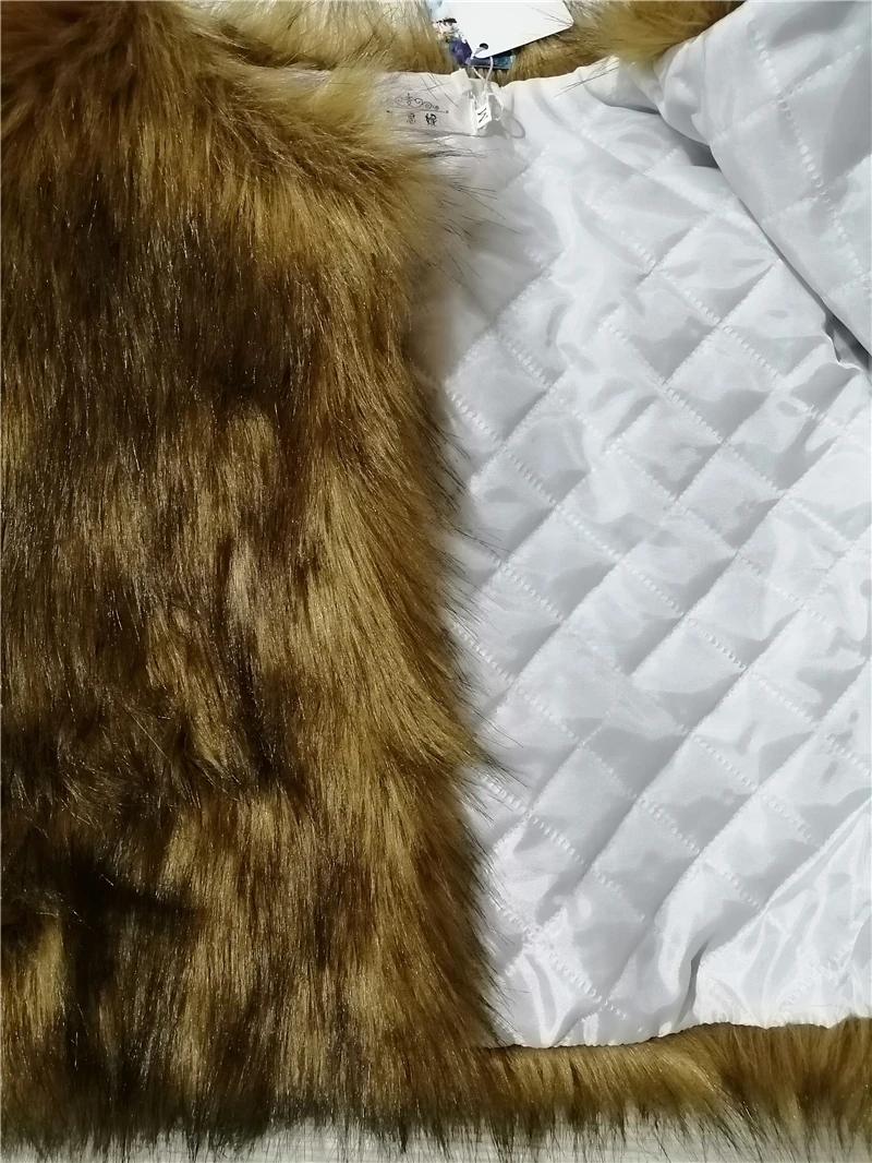 FANIECES Luxury Faux Fur Coats Women Winter Long Sleeve Furry Collarless Cardigan Fluffy Short Artificial Fur Outerweart шуба