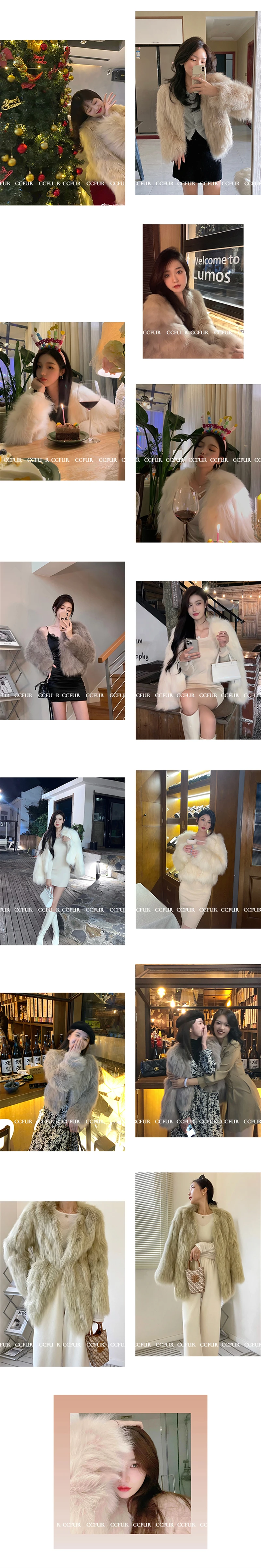 FANIECES Faux Fur Coat Women Luxury Collarless Short Fur Outwear Winter Elegant Thick Artificial Fur Jacket Warm Shaggy Overcoat