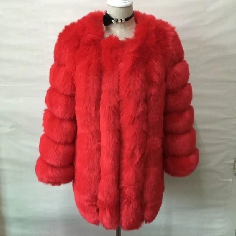 2024 Autumn Winter Female Korean Fashion Long Faux Fur Jacket Women Coats Loose Casual Warm Long Sleeve Outerwears Overcoat