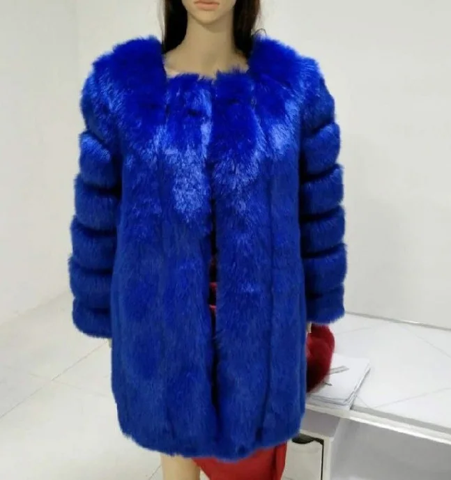 2024 Autumn Winter Female Korean Fashion Long Faux Fur Jacket Women Coats Loose Casual Warm Long Sleeve Outerwears Overcoat