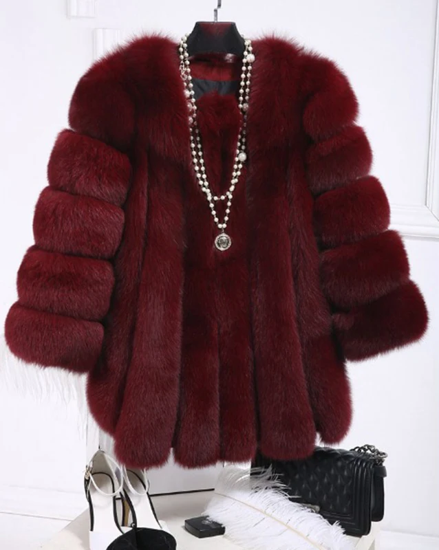 2024 Autumn Winter Female Korean Fashion Long Faux Fur Jacket Women Coats Loose Casual Warm Long Sleeve Outerwears Overcoat