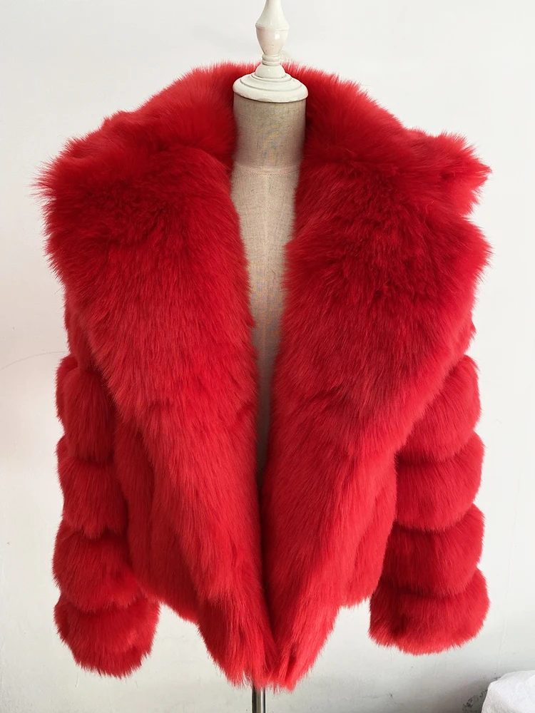 ZADORIN New Winter Mink Fur Coat Women Luxury FAUX Fox Fur Coat Thick Warm Lapel Long Sleeve Black White Fluffy Fur Jacket
