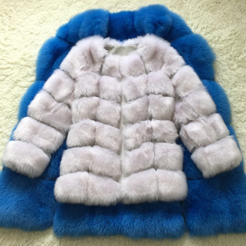 ZADORIN New Luxury Splicing Long Faux Fur Coat Woman Thick Warm Winter Fashion Fluffy Jacket Faux Fur Coats for Woman Outerwears