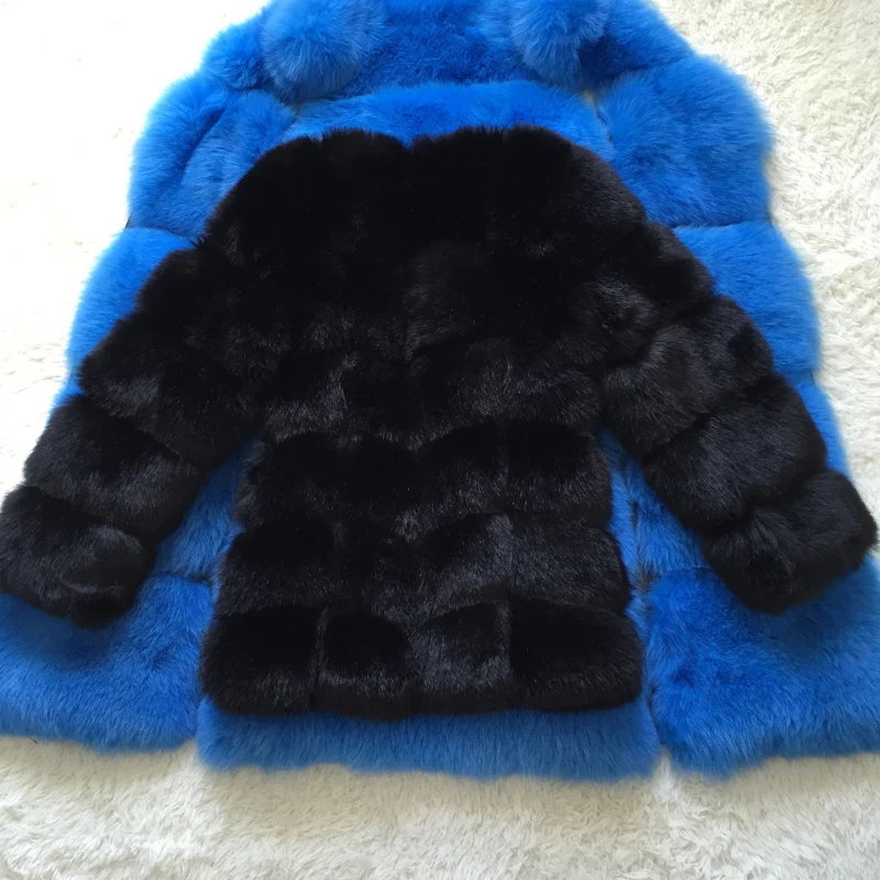 ZADORIN New Luxury Splicing Long Faux Fur Coat Woman Thick Warm Winter Fashion Fluffy Jacket Faux Fur Coats for Woman Outerwears