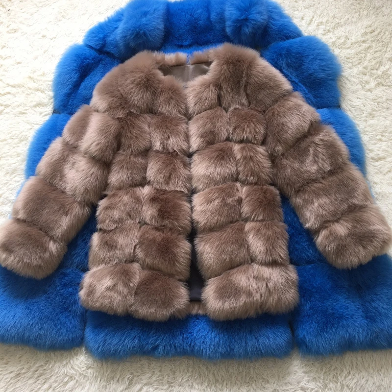 ZADORIN New Luxury Splicing Long Faux Fur Coat Woman Thick Warm Winter Fashion Fluffy Jacket Faux Fur Coats for Woman Outerwears