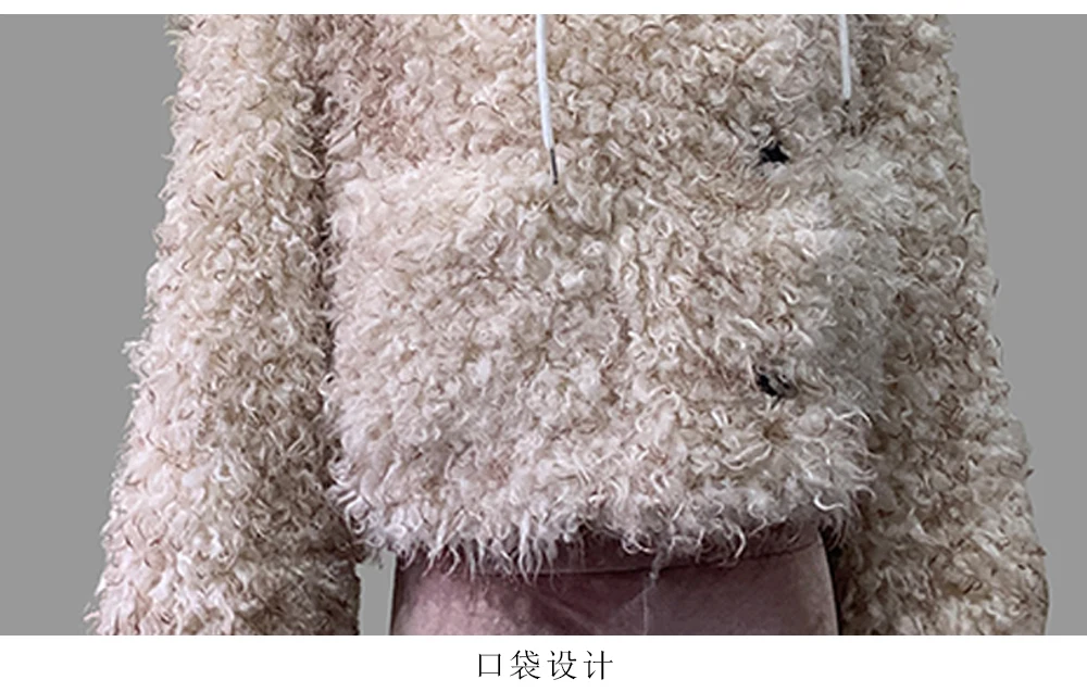 Nerazzurri Winter Short Oversized Thick Warm Shaggy Fuzzy Faux Mongolian Fur Coat Women Luxury Clothes 2026 Fluffy Hooded Jacket