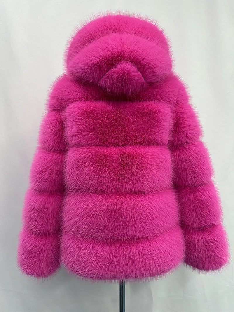 Women Hooded Thick Jackets Fur Faux Solid Zipper Coat Long Sleeve Cardigan Spliced Hoodies Warm Streetwear Coats Winter