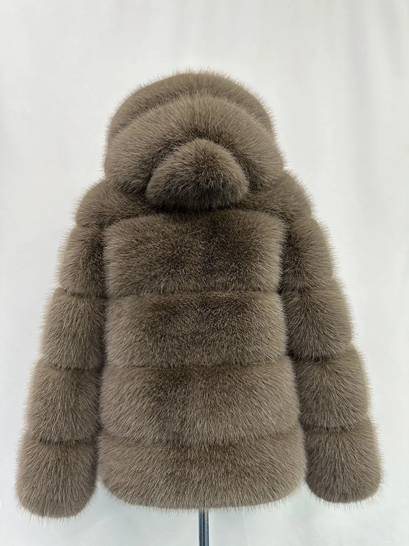 Women Hooded Thick Jackets Fur Faux Solid Zipper Coat Long Sleeve Cardigan Spliced Hoodies Warm Streetwear Coats Winter
