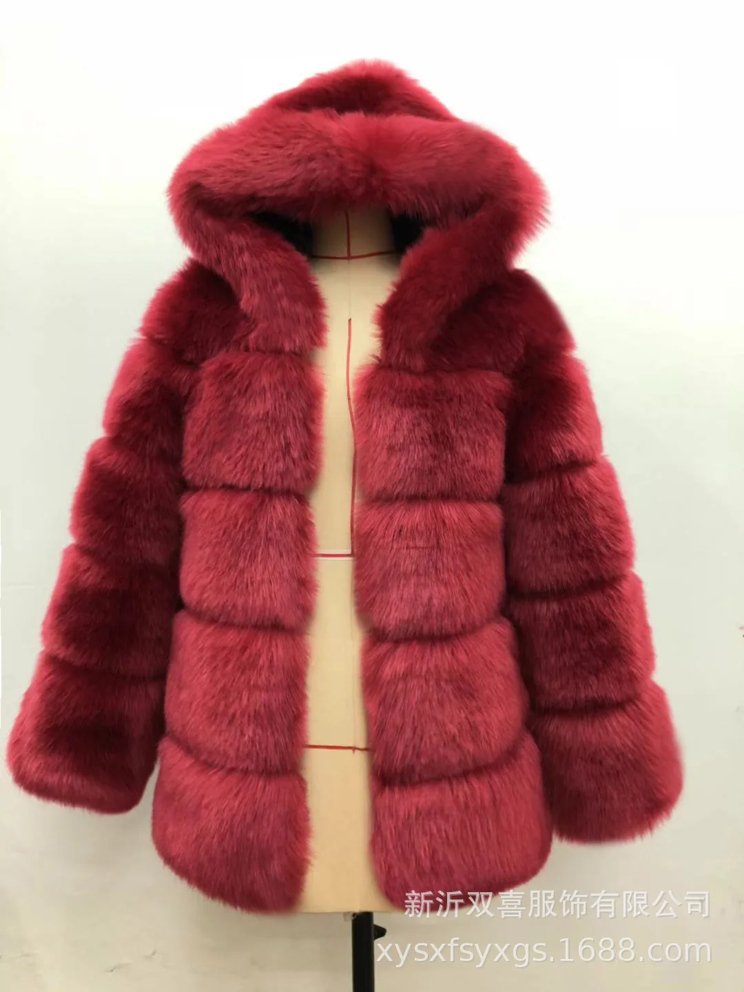 Women Hooded Thick Jackets Fur Faux Solid Zipper Coat Long Sleeve Cardigan Spliced Hoodies Warm Streetwear Coats Winter