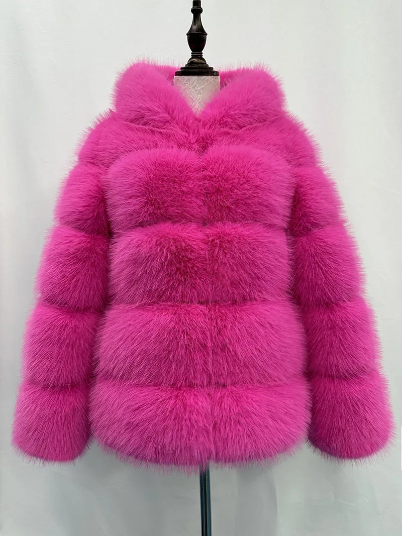 Women Hooded Thick Jackets Fur Faux Solid Zipper Coat Long Sleeve Cardigan Spliced Hoodies Warm Streetwear Coats Winter
