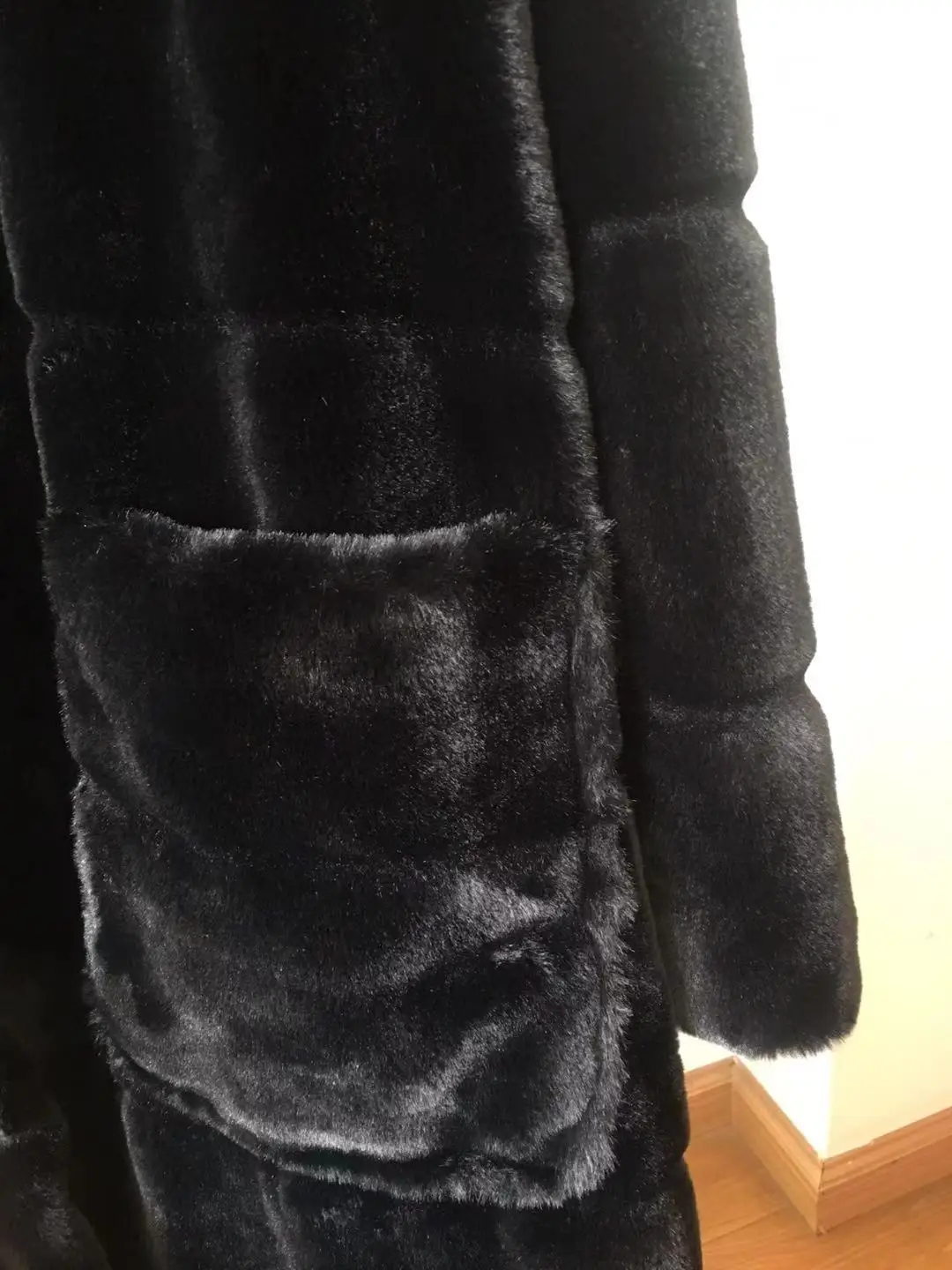 TPJB Casual Faux Fur Coat Women Hoodies Furry Thick Warm Long Faux Rabbit Fur Jacket Slim Winter Coat Women Casaco Feminino 5XL