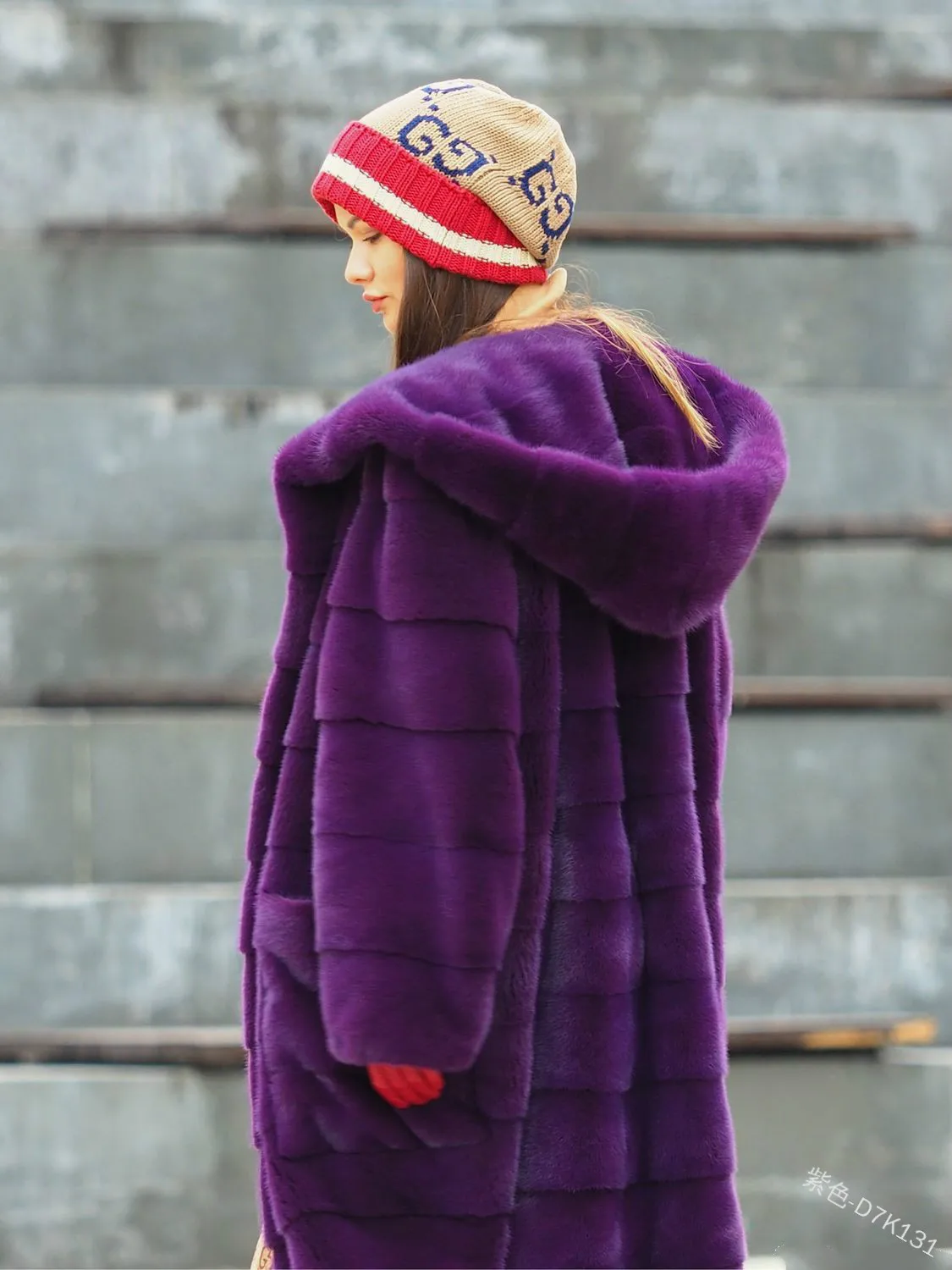 TPJB Casual Faux Fur Coat Women Hoodies Furry Thick Warm Long Faux Rabbit Fur Jacket Slim Winter Coat Women Casaco Feminino 5XL