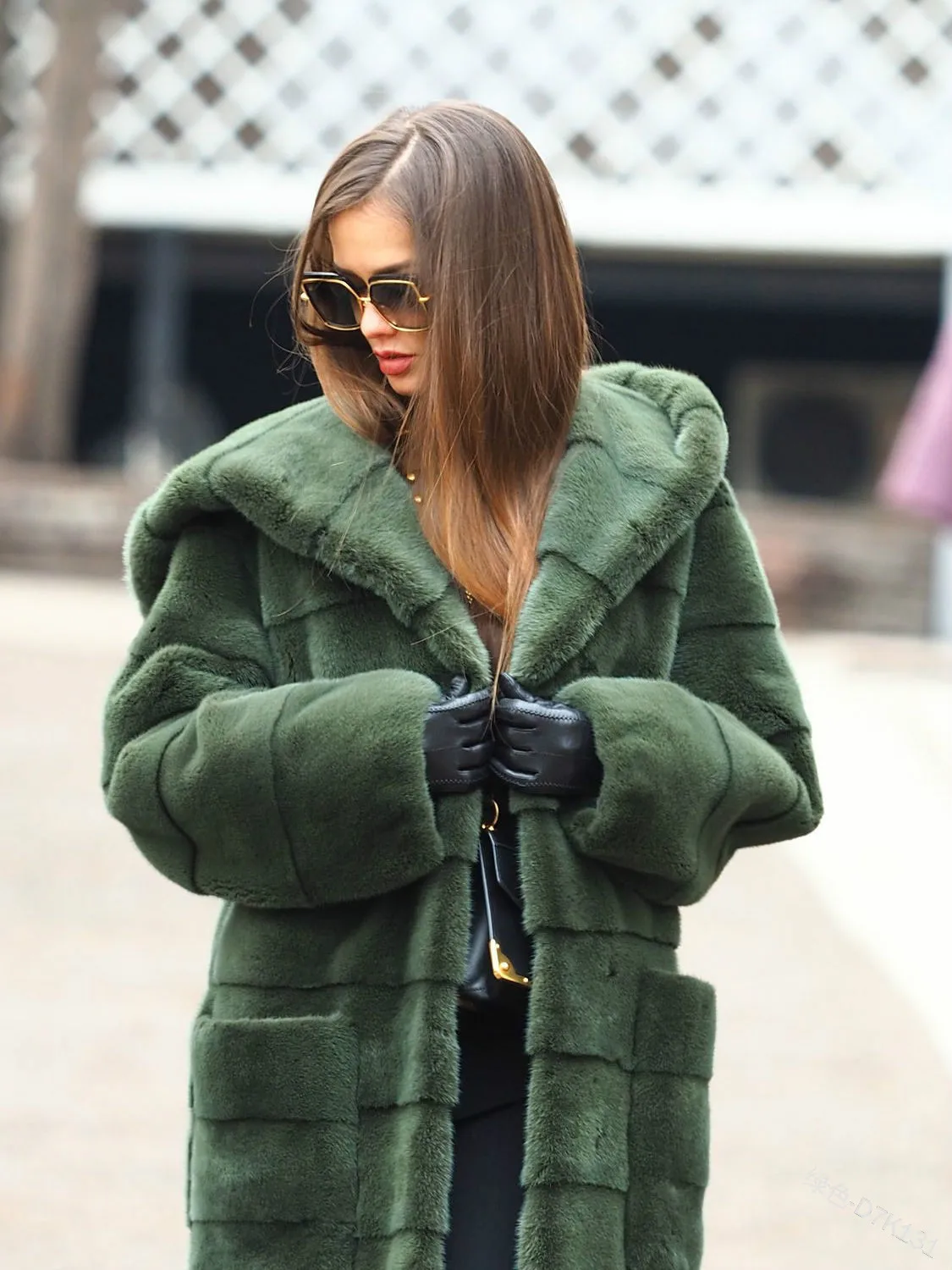 TPJB Casual Faux Fur Coat Women Hoodies Furry Thick Warm Long Faux Rabbit Fur Jacket Slim Winter Coat Women Casaco Feminino 5XL